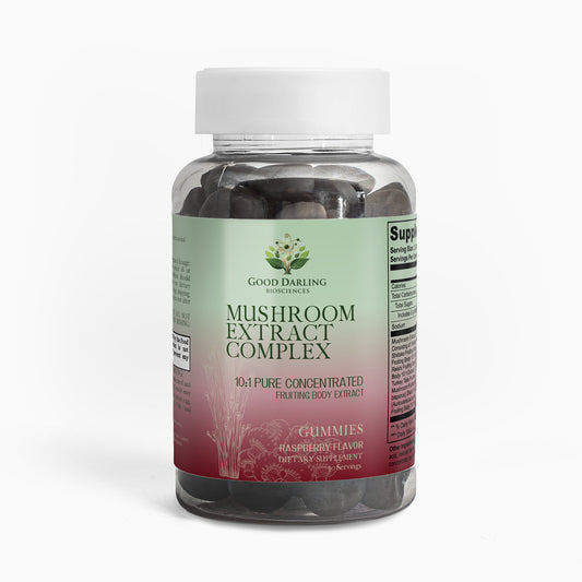 10:1 Mushroom Extract Complex (RASPBERRY GUMMIES)