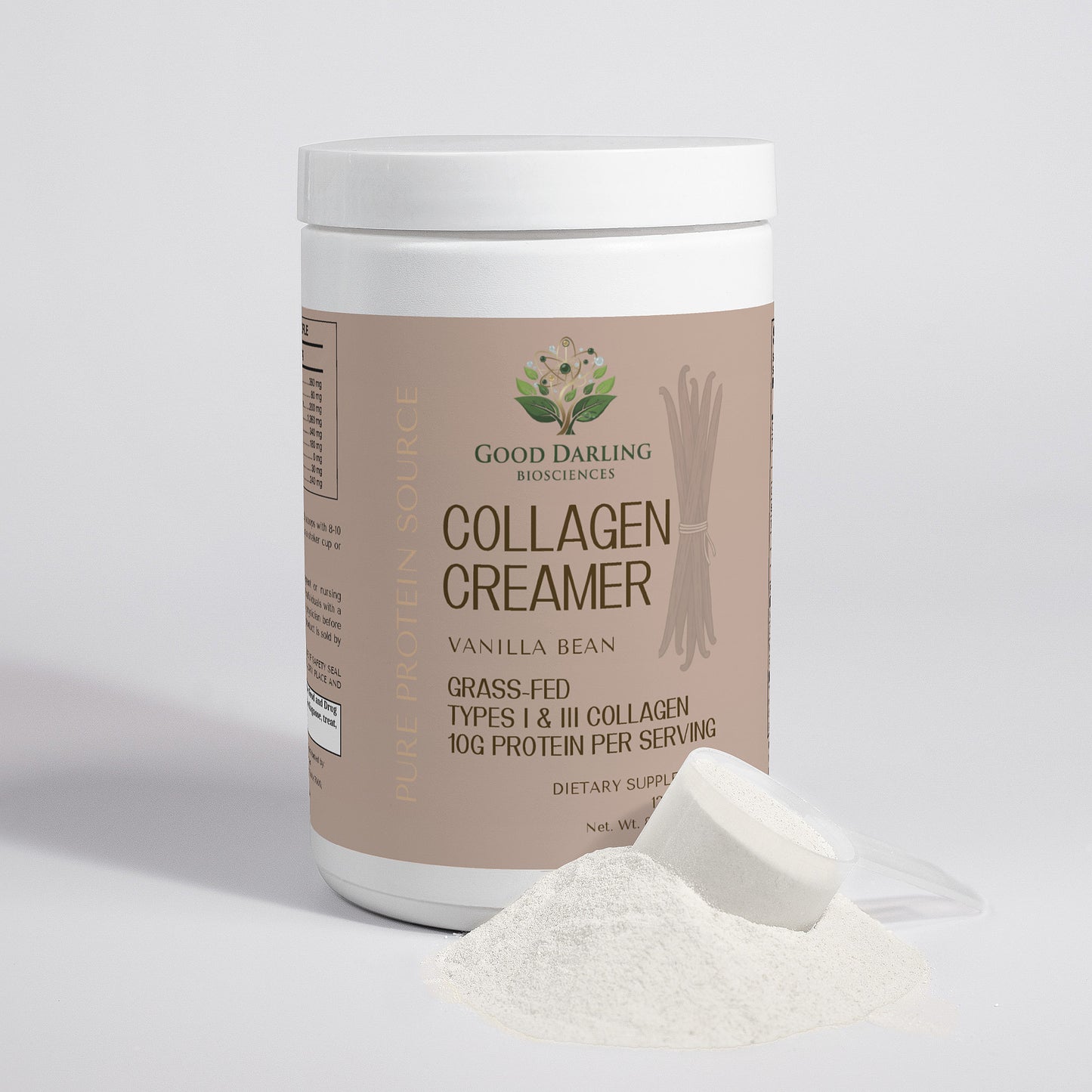 Grass-Fed Collagen Creamer (Vanilla Bean)