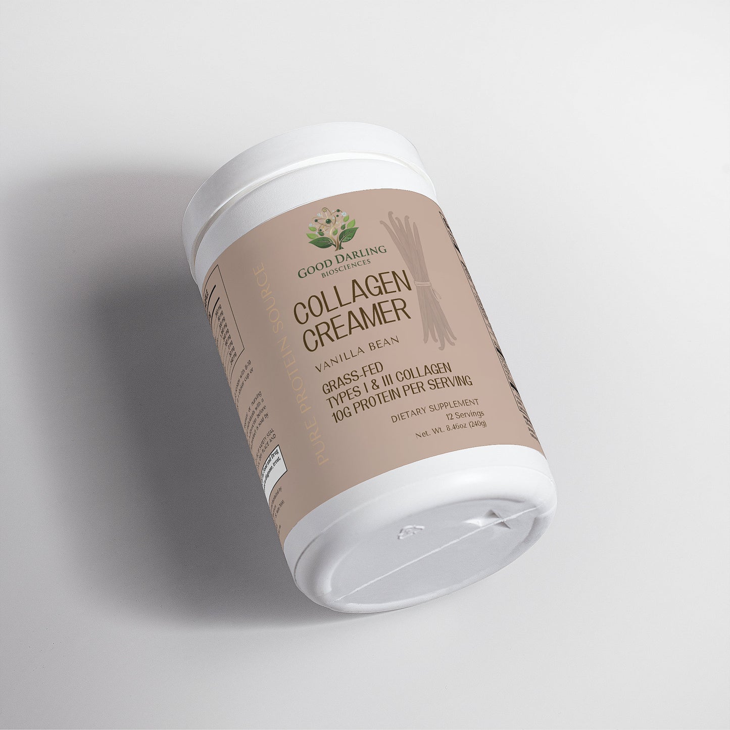 Grass-Fed Collagen Creamer (Vanilla Bean)