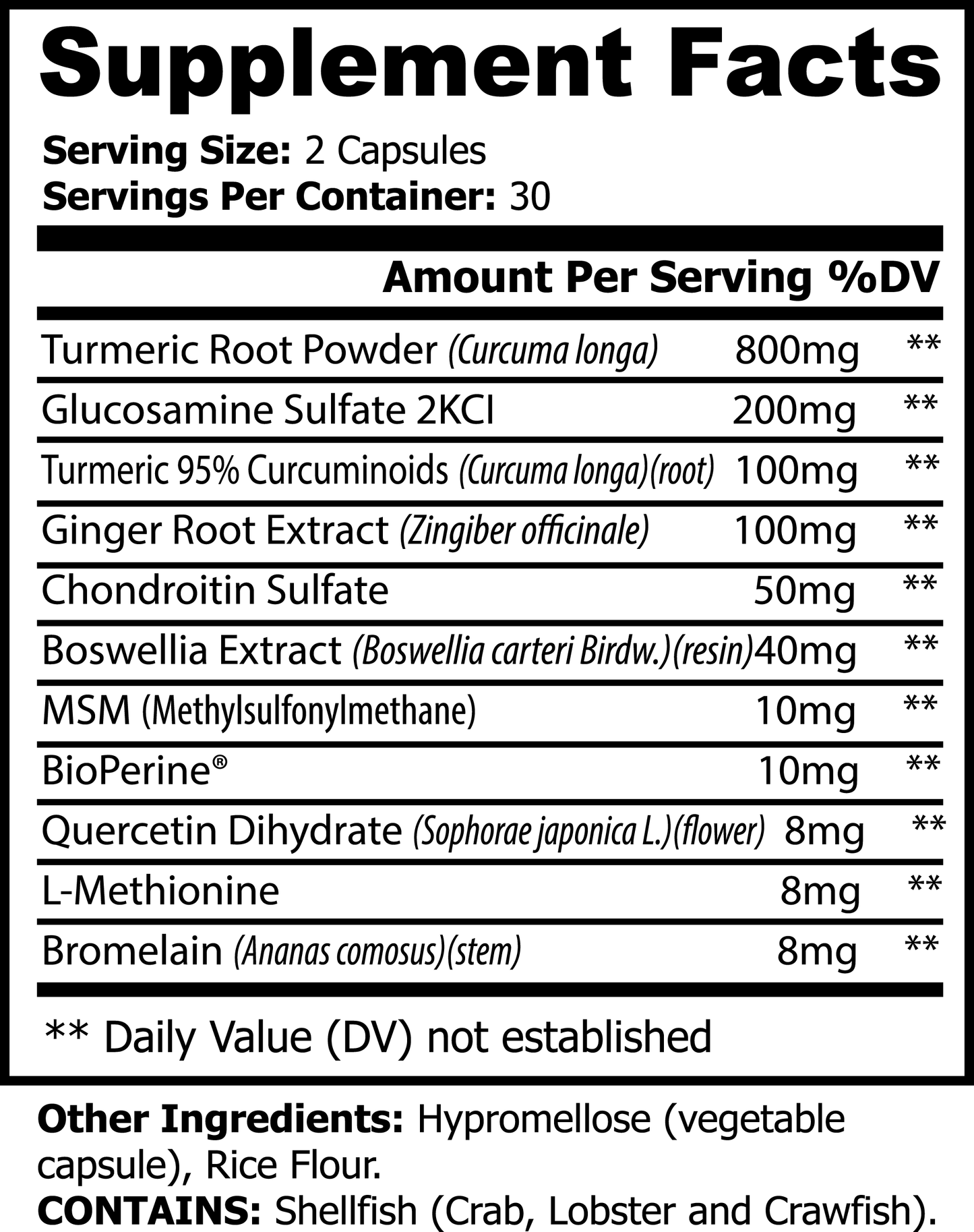 Turmeric BioPerine Complex