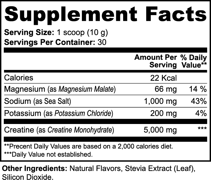 Creatine Hydration Powder (Sweet Lemon)