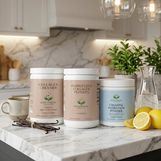 Collagen Peptides Bundle + FREE Sweet Lemon Creatine Hydration Powder